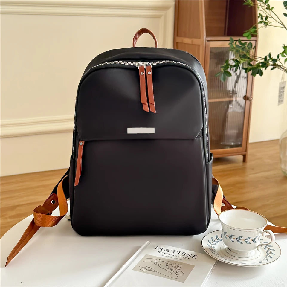 Waterproof Nylon Back Pack Women Business Laptop Backpacks Ladies Bagpack Travel Rucksack Large Capacity School Bag for Girls Don't Taxe That