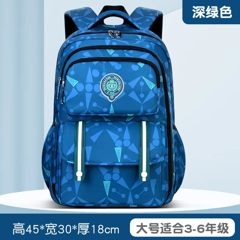 Waterproof Children School Bags for Boys Kids Backpack Primary Orthopedic School Backpacks Book Bags Schoolbag Mochila Infantil Don't Taxe That