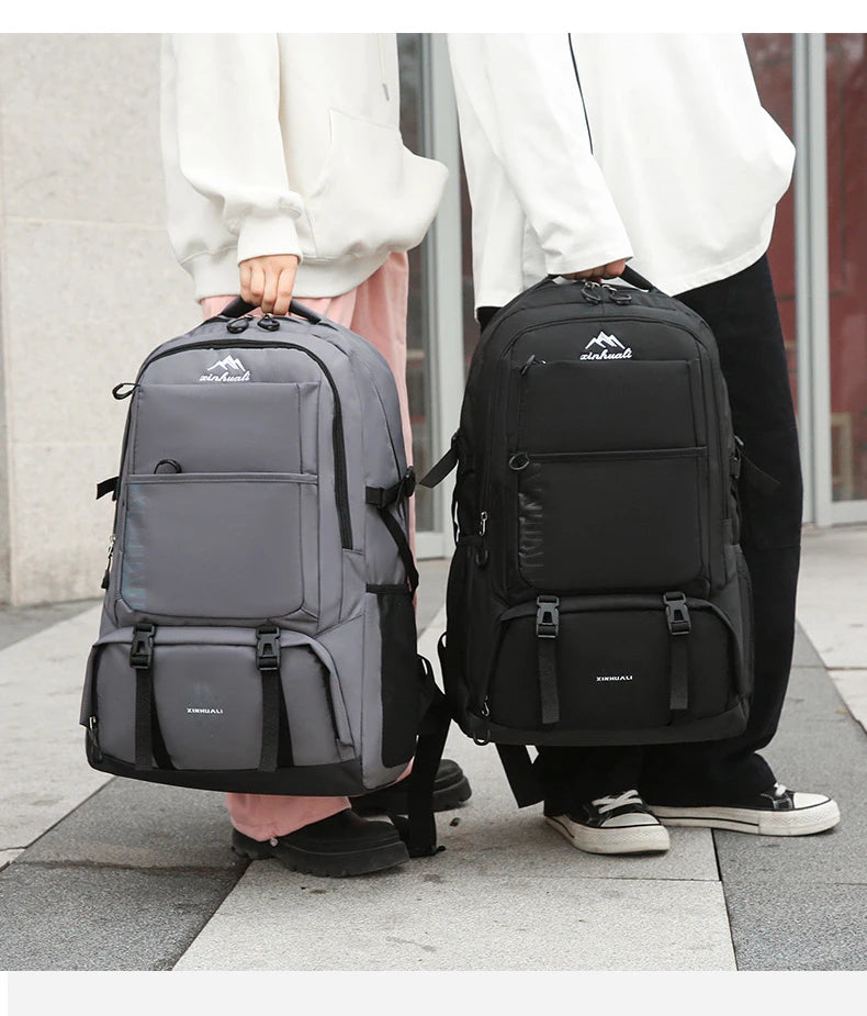 60L Travel Backpacks Men Business Laptop Pack Large Capacity 15.6 Inch Computer Bag Travel Commuting Daypack College Student Bag