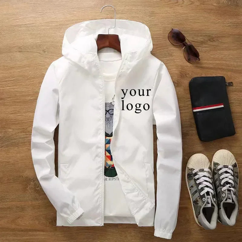 2024 New Fashion jacket Your Own Design Brand Logo/Picture Personalized Custom Anywhere Men Women DIY Thin sun protection jacket Don't Taxe That