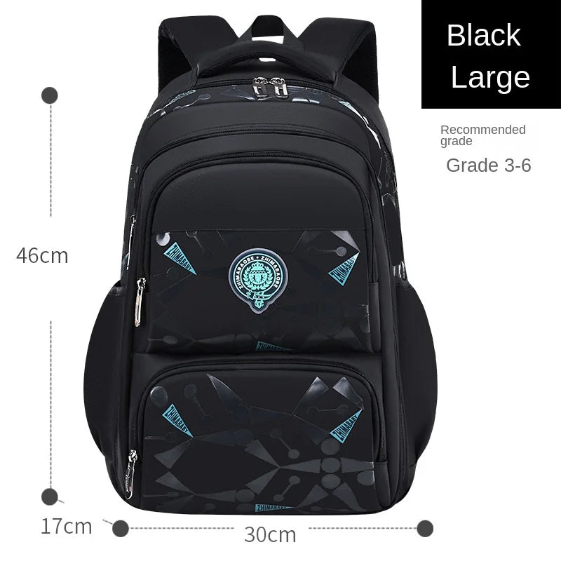 Waterproof Children School Bags for Boys Kids Backpack Primary Orthopedic School Backpacks Book Bags Schoolbag Mochila Infantil Don't Taxe That