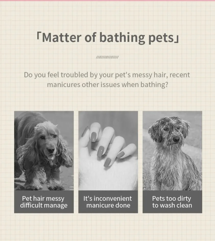 USB Rechargeable  Pet Grooming Brush with Steam Spray & Massage, Anti-Flying Hair Electric Bath Brush for Dog Cat Shedding Don't Taxe That