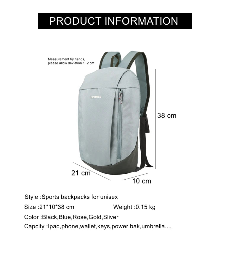 New Sports Backpacks for Unisex Outdooor High Capacity Oxford Waterproof College Backpack Women Laptop Men Travel School Bags Don't Taxe That