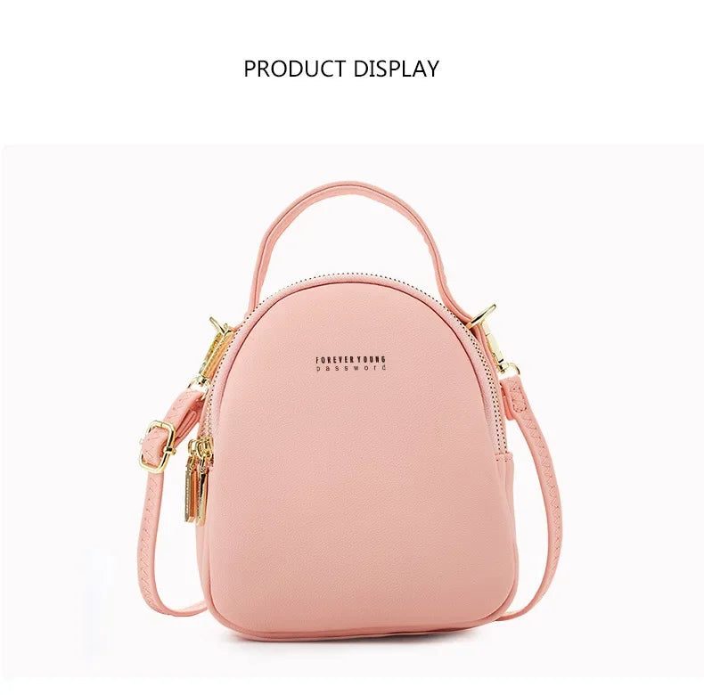 Mini High Quality Women Backpack Female Korean Version Simple Ladies Leisure Handbag Large Capacity Backpacks Female School Bag Don't Taxe That