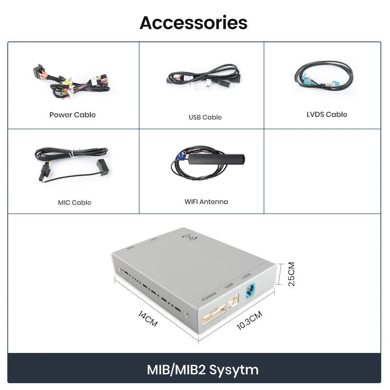 Junsun Wireless Carplay for Apple Android Auto Module Box For VW Skoda Octavia A5 Golf Polo Passat MIB MIB2 Upgrade Original Don't Taxe That
