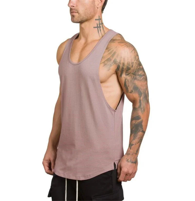 Brand gym clothing Men Bodybuilding and Fitness Stringer Tank Top Vest sportswear Undershirt muscle workout Singlets Don't Taxe That