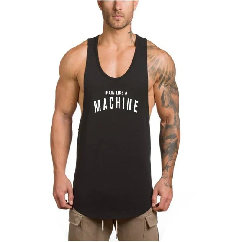 Brand gym clothing Men Bodybuilding and Fitness Stringer Tank Top Vest sportswear Undershirt muscle workout Singlets Don't Taxe That
