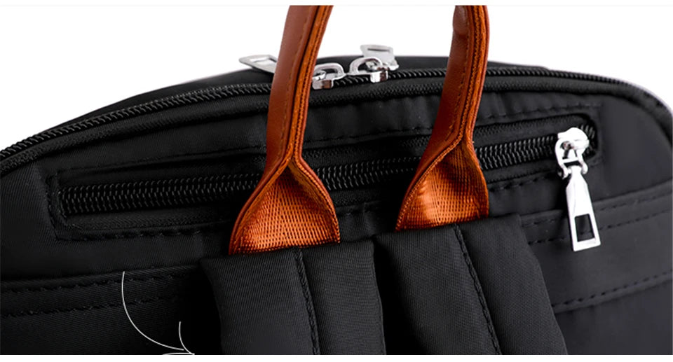 Waterproof Nylon Back Pack Women Business Laptop Backpacks Ladies Bagpack Travel Rucksack Large Capacity School Bag for Girls Don't Taxe That