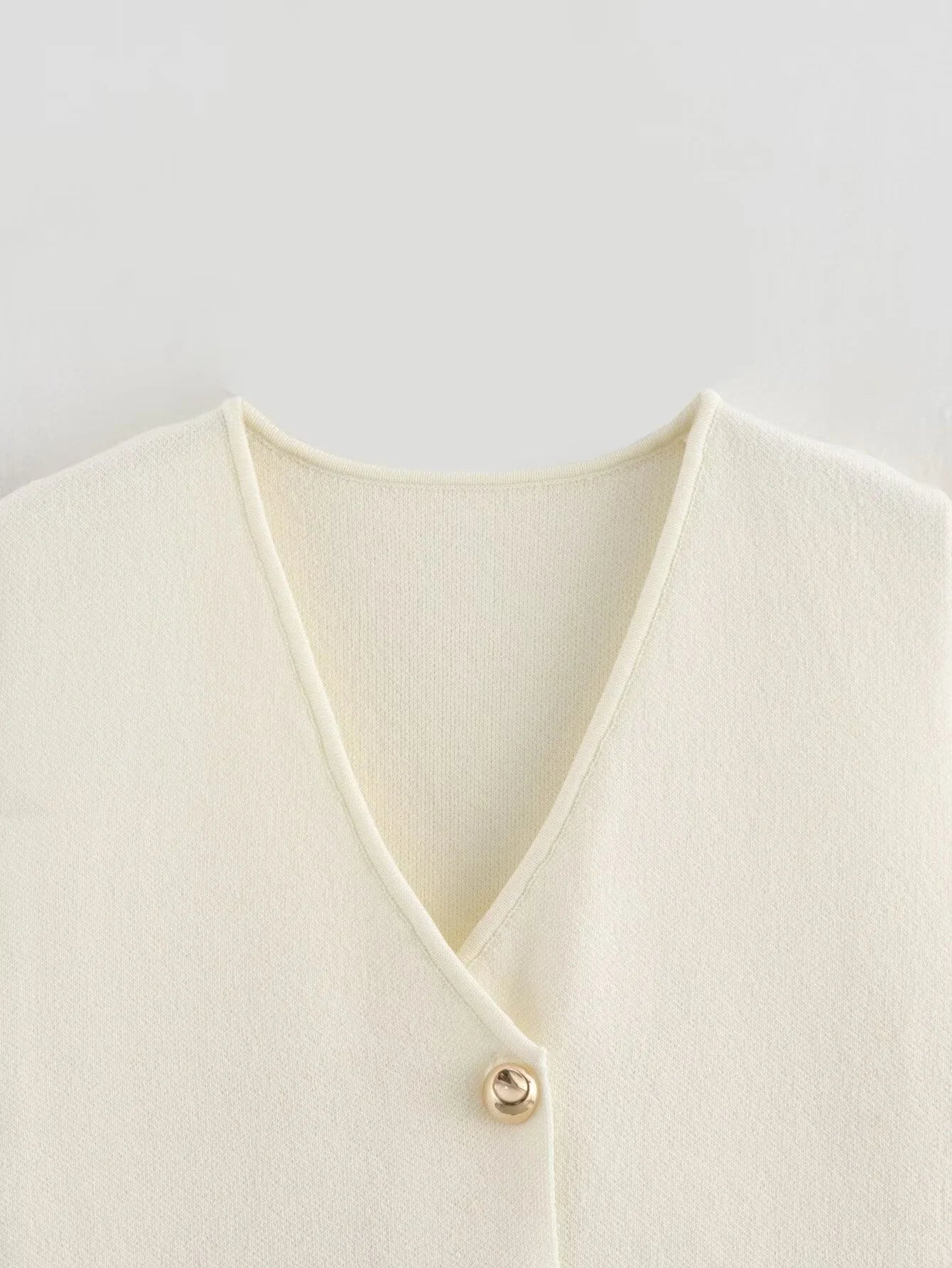 TRAF Women Knitted Sets Loose Skirt Set 2 Pieces 2024 Summer Button V-neck Vest Top Ankle-Length Skirt Lady Street Outfit Don't Taxe That