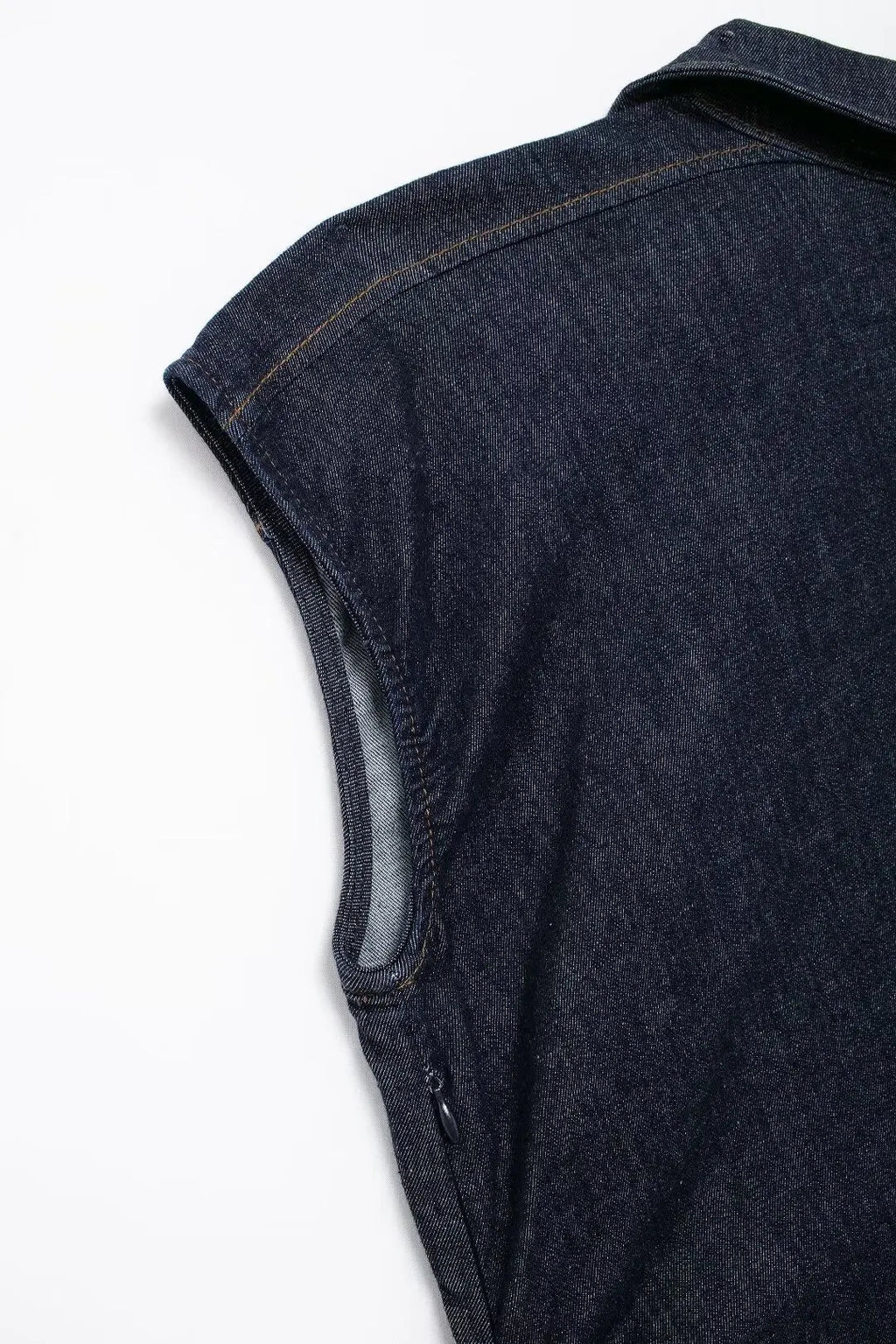 New arrival women's fashion sleeveless lapel pleated mid-length slim shirt-style commuter dress Don't Taxe That