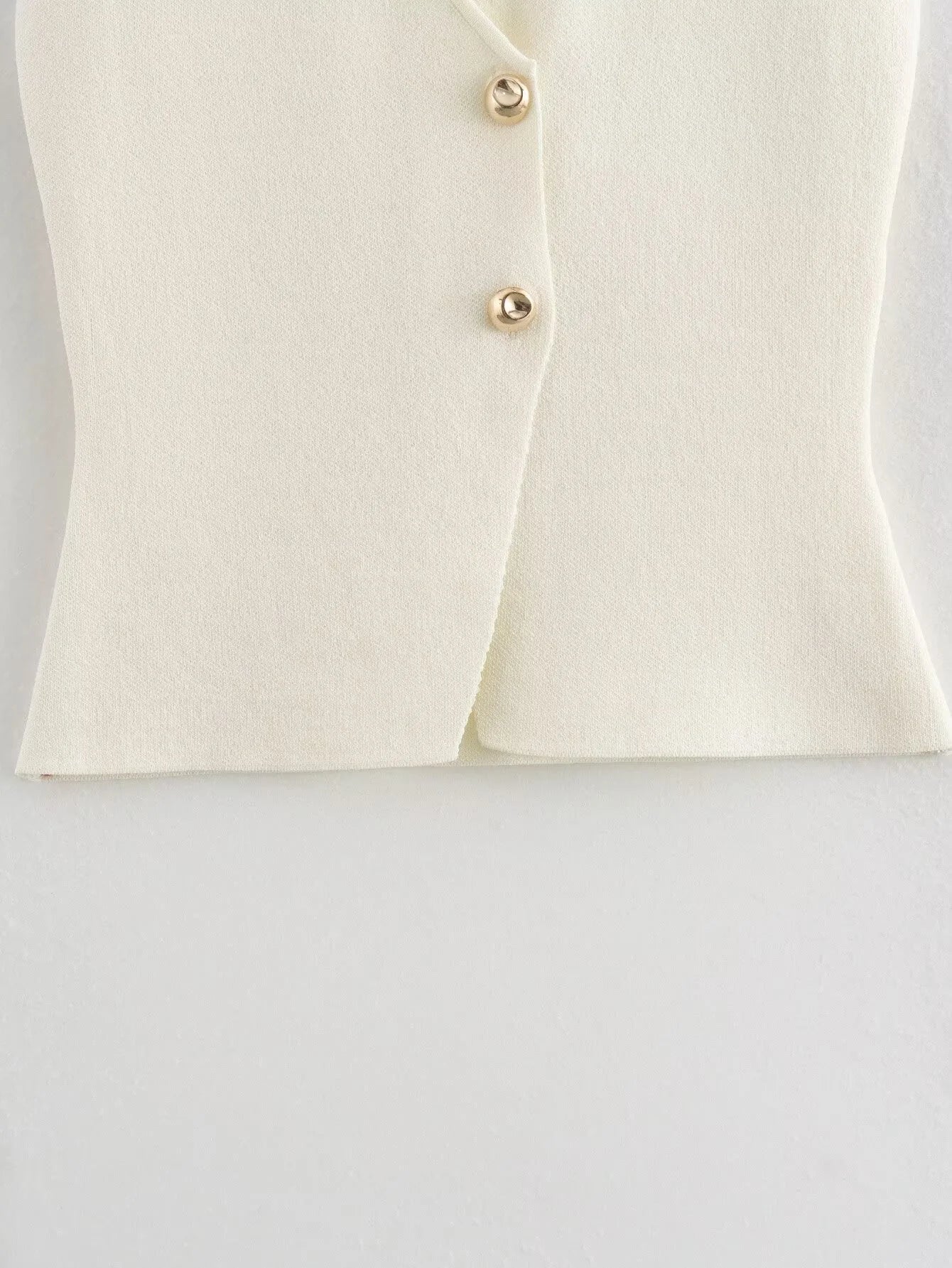 TRAF Women Knitted Sets Loose Skirt Set 2 Pieces 2024 Summer Button V-neck Vest Top Ankle-Length Skirt Lady Street Outfit Don't Taxe That