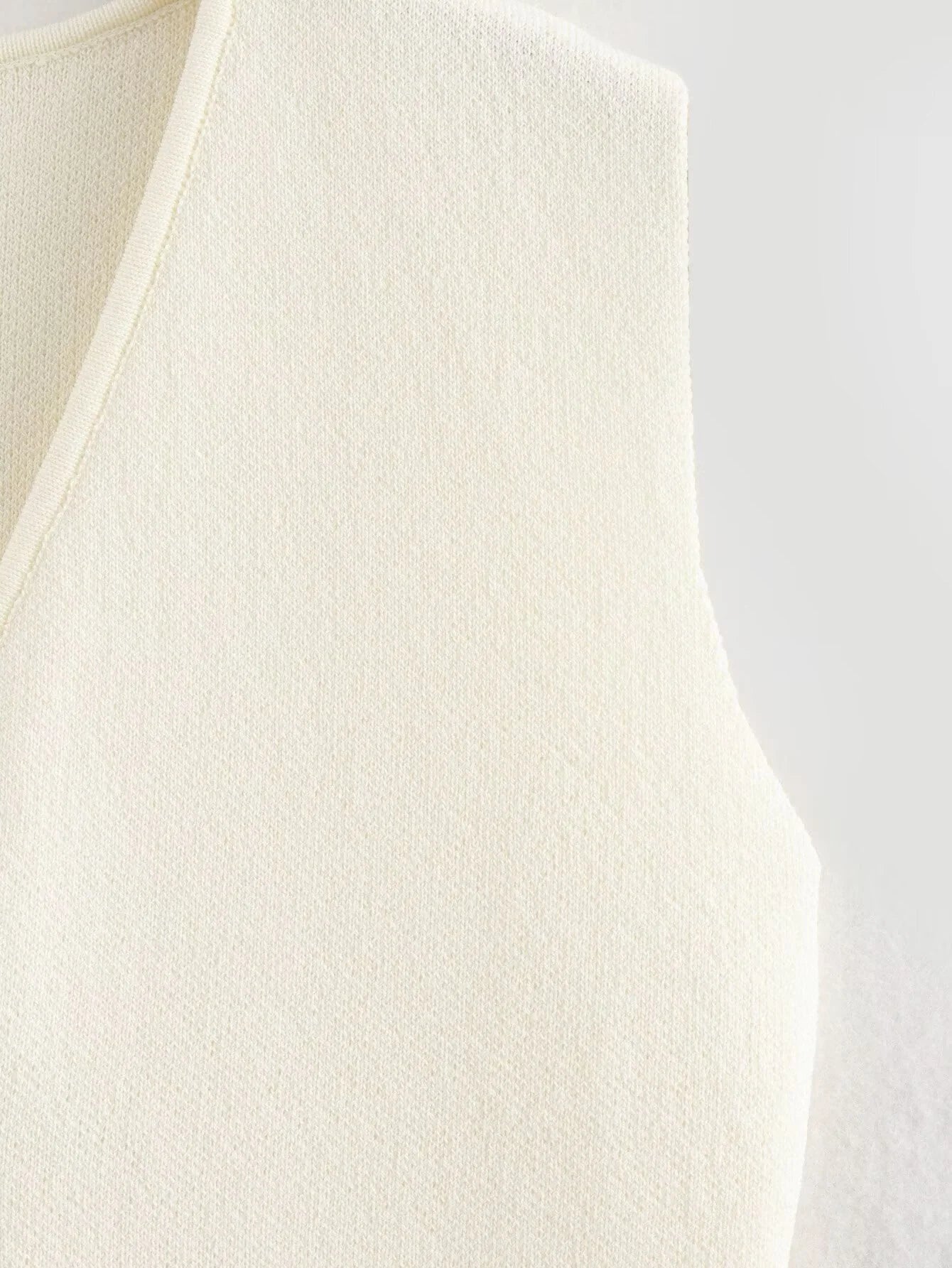 TRAF Women Knitted Sets Loose Skirt Set 2 Pieces 2024 Summer Button V-neck Vest Top Ankle-Length Skirt Lady Street Outfit Don't Taxe That