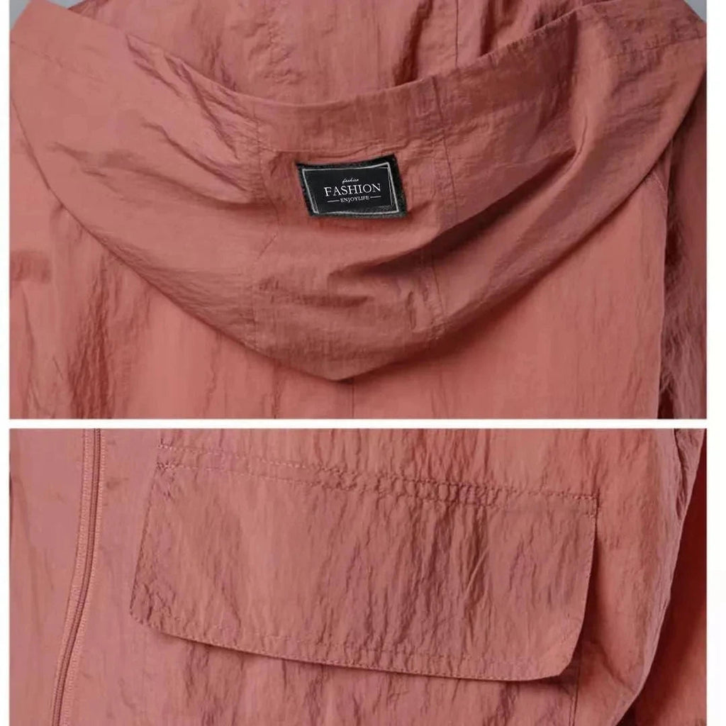 Women's Short Lightweight Loose Breathable Sun Protection Clothing Large Size Comfortable Trench Coat Summer Autumn Outerwear Don't Taxe That