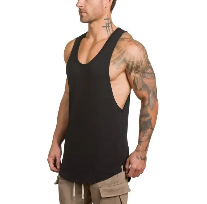 Brand gym clothing Men Bodybuilding and Fitness Stringer Tank Top Vest sportswear Undershirt muscle workout Singlets Don't Taxe That