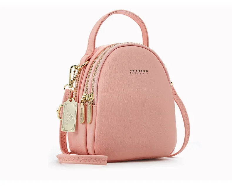 Mini High Quality Women Backpack Female Korean Version Simple Ladies Leisure Handbag Large Capacity Backpacks Female School Bag Don't Taxe That