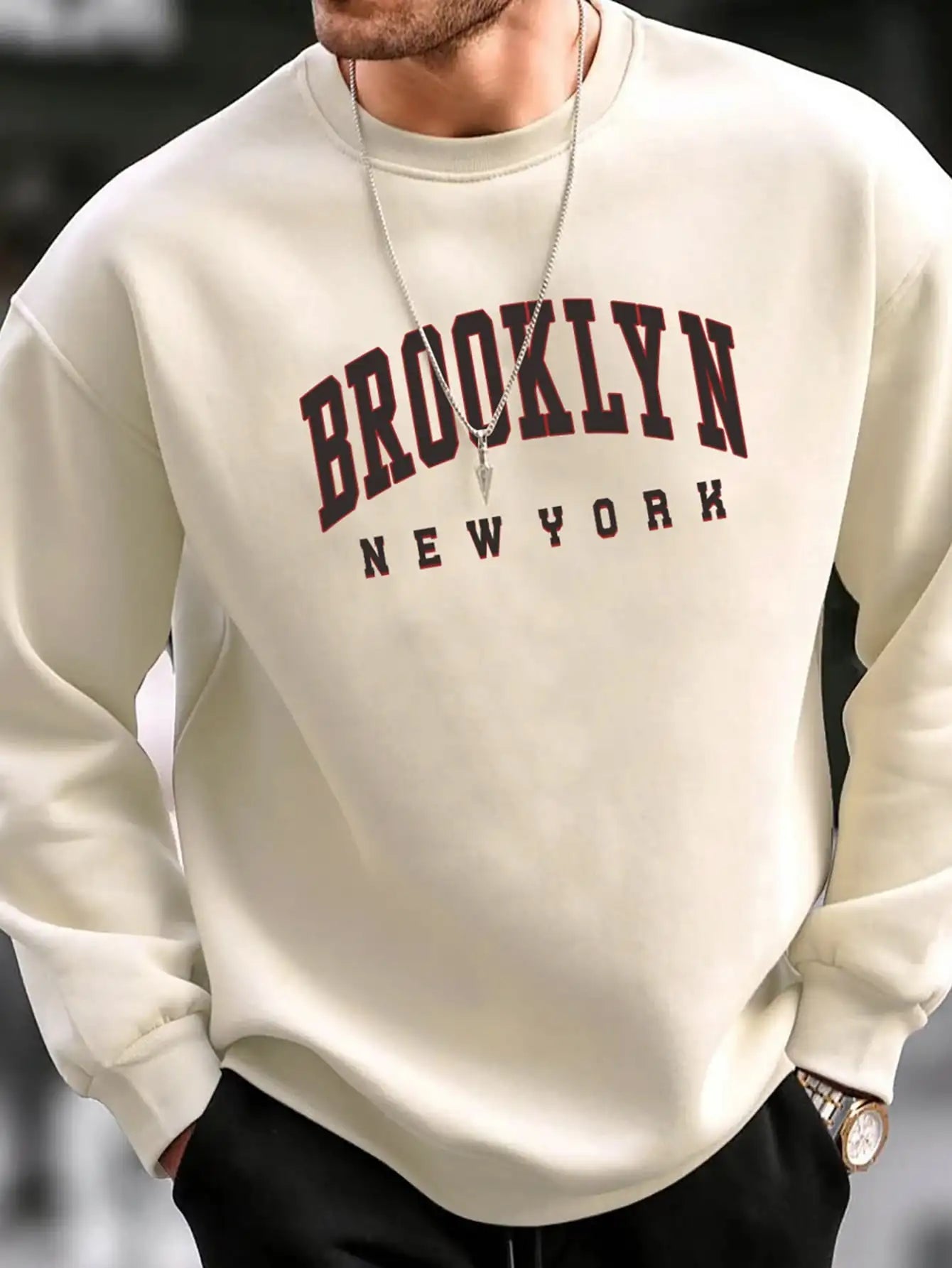 Brooklyn Creative Letter Pattern Men Hoodies Casual Street Style Clothes Hip Hip Loose Sweatshirts  Autumn Fleece Pullovers Don't Taxe That