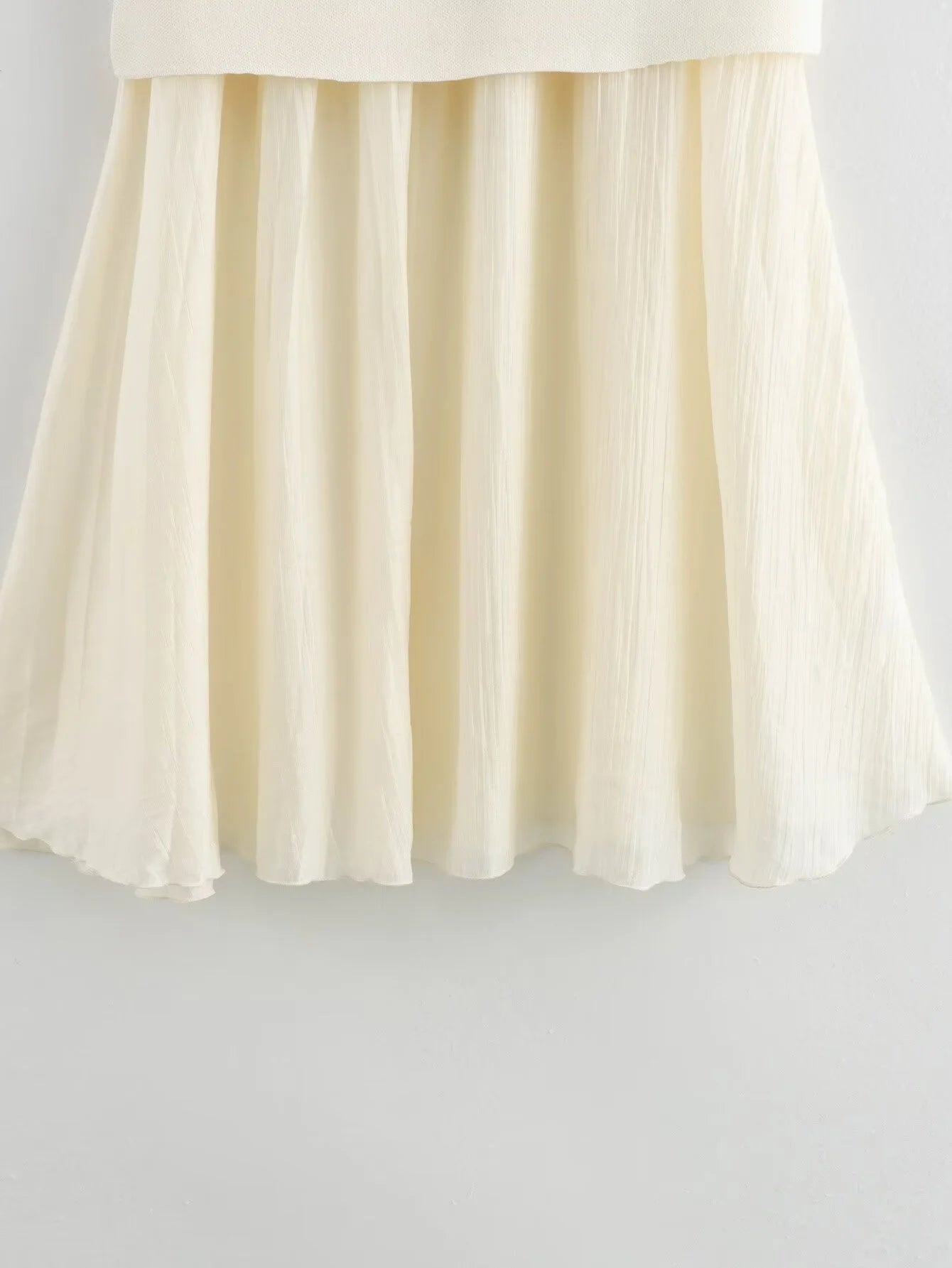 TRAF Women Knitted Sets Loose Skirt Set 2 Pieces 2024 Summer Button V-neck Vest Top Ankle-Length Skirt Lady Street Outfit Don't Taxe That