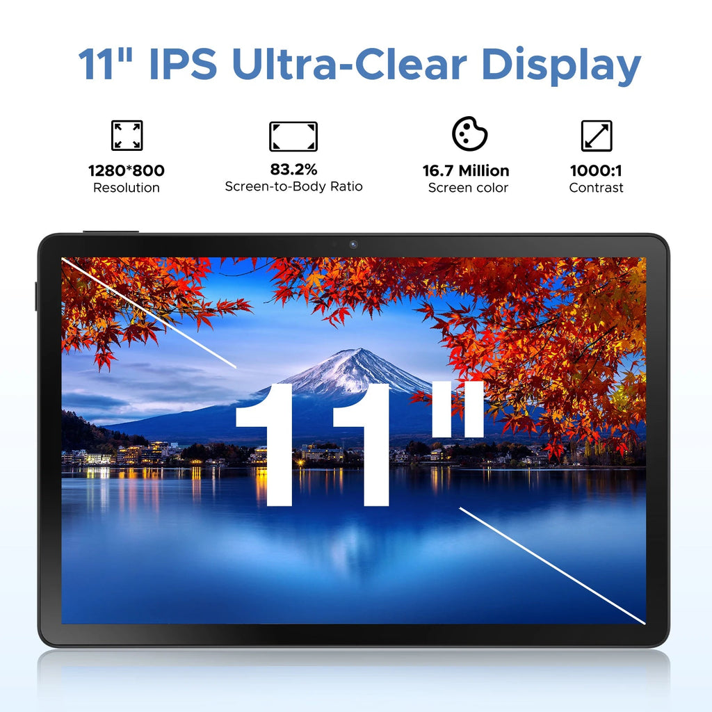 Global Version DOOGEE U11 Pro Android 15 Tablet PC 11 inch Ultra-clear 90Hz Display 30GB(6 + 24) 256GB 8580mAh Battery Tablet Don't Taxe That