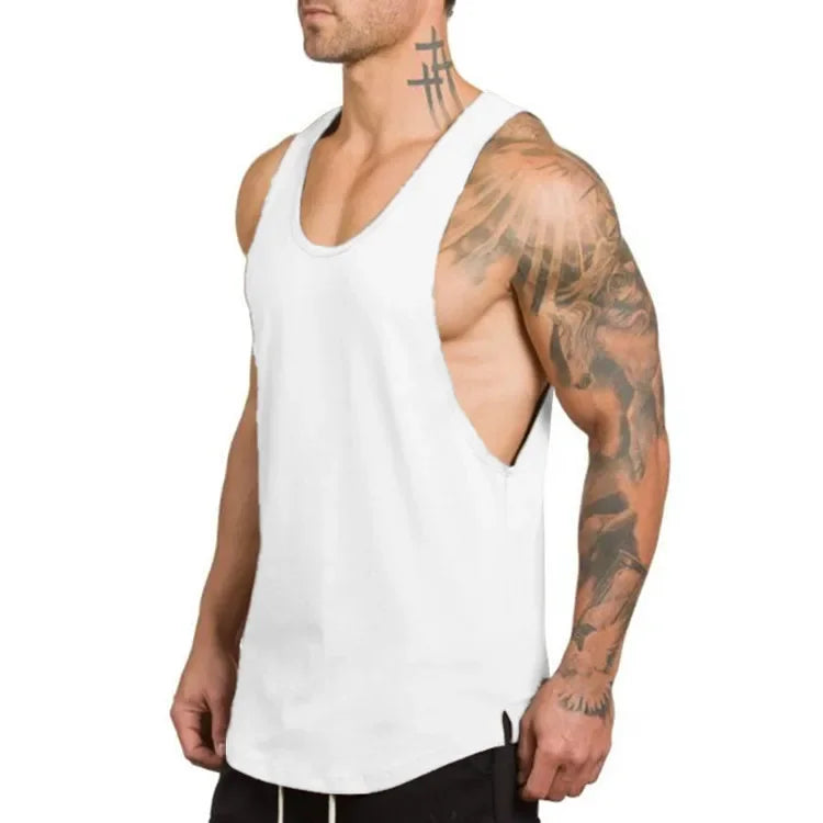 Brand gym clothing Men Bodybuilding and Fitness Stringer Tank Top Vest sportswear Undershirt muscle workout Singlets Don't Taxe That