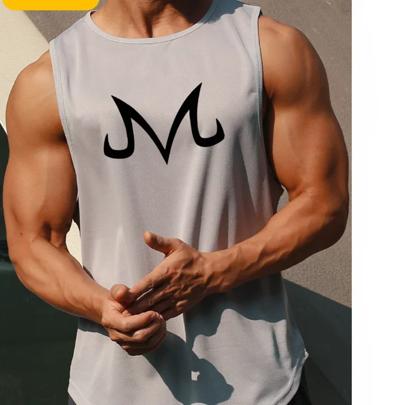 2024 Mens fitness gyms Tank top men Fitness sleeveless shirt Male mesh breathable Sports vest Undershirt Gyms Running Vest Men Don't Taxe That