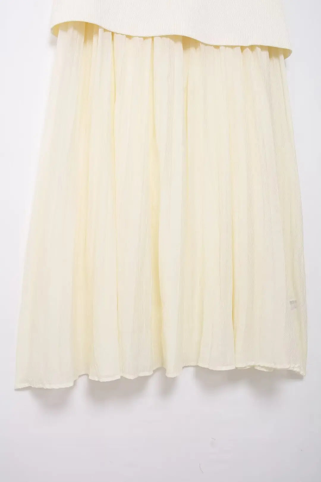 TRAFZA Women 2 Piece Set V-Neck Sleeveless Button Knitted Vest Top+Elegant Splicing High Waist Zipper Long Skirts Holiday Suits Don't Taxe That