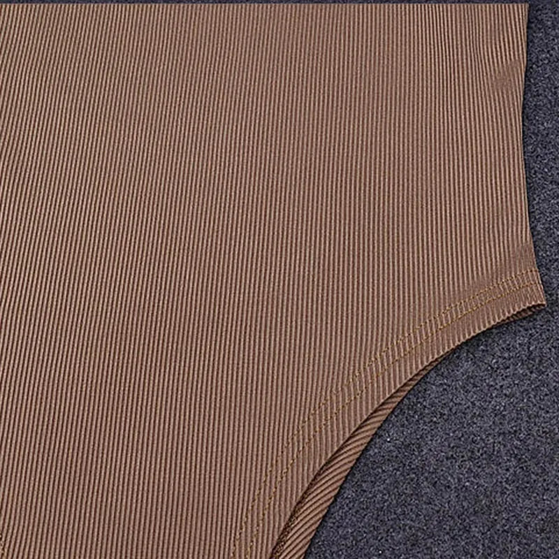 Sleeveless Knit Bodysuit Hot Summer Sexy Bodycon Off Shoulder Halter Tops Casual Street Bodice For Women ClubWear Don't Taxe That