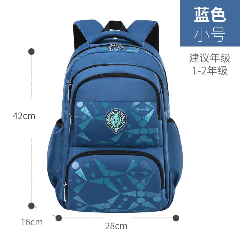 Waterproof Children School Bags for Boys Kids Backpack Primary Orthopedic School Backpacks Book Bags Schoolbag Mochila Infantil Don't Taxe That