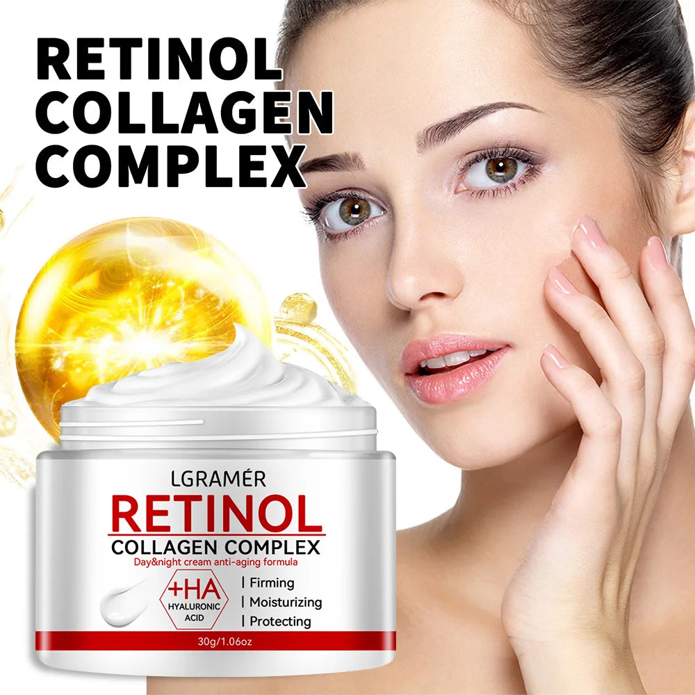 Retinol Lifting Firming Cream Collagen Smooth wrinkles Face Cream For Moisturizer Whitening Brighten Skin Products Don't Taxe That