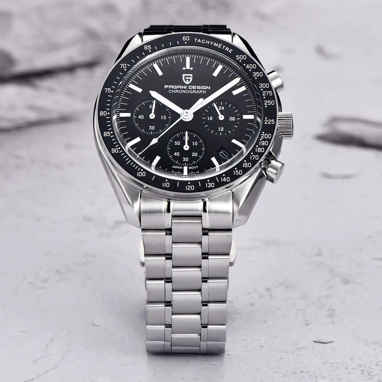 PAGANI DESIGN 2024 New Men's Watches Top Luxury Quartz Watch For Men Auto Date Speed Chronograph AR Sapphire Mirror Wrist watch Don't Taxe That