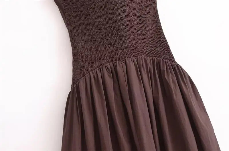 Dresses Summer Women's 2025 New Chic Tube Top Hanging Neck Holiday Dress Women's Street Fashion Party Long Dress Don't Taxe That