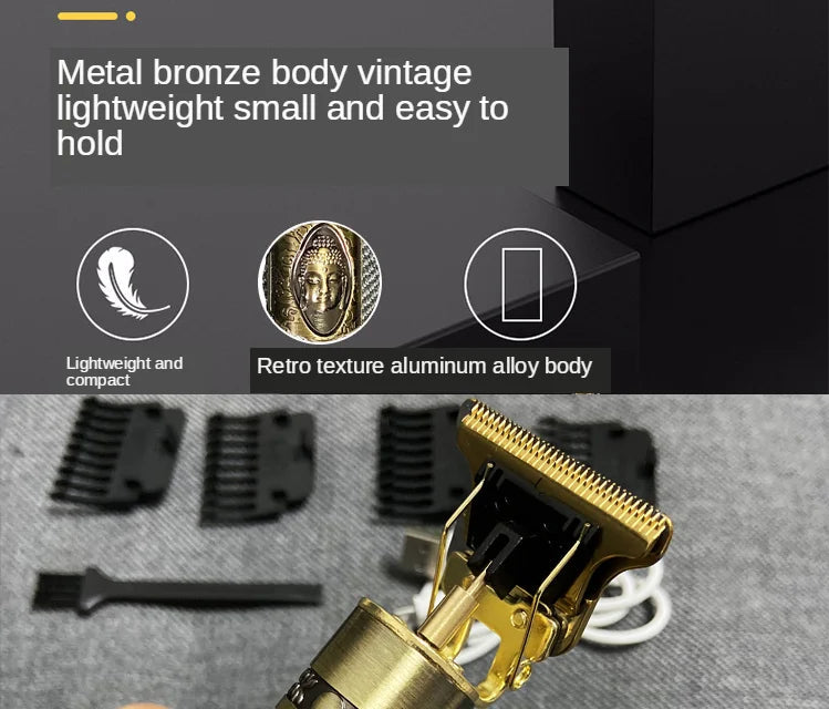 T9 Hair Clipper Repair Beard Shaving Body Hair Trimmer Clippers Electric Machine Men Haircut Machine 0mm Barber Shaver Don't Taxe That