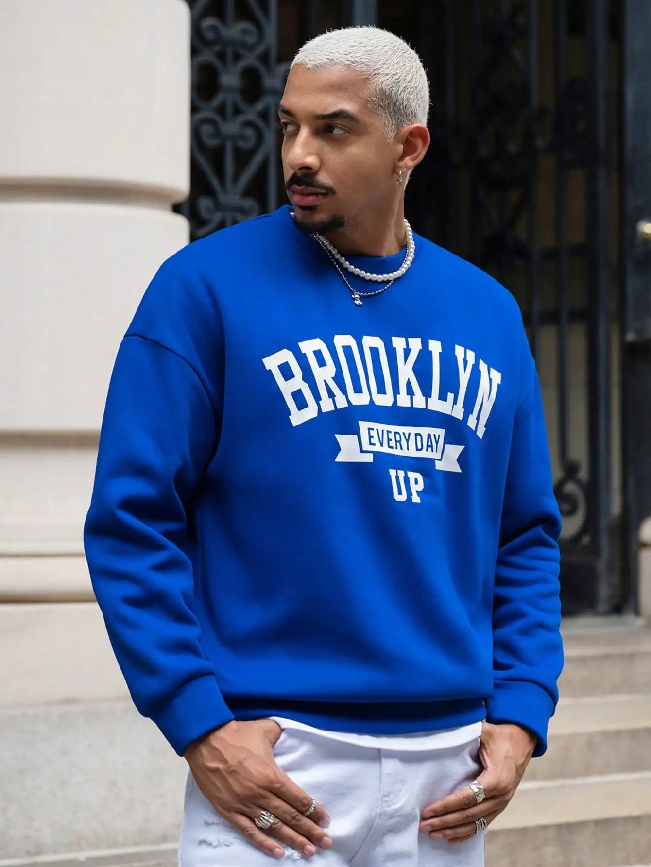 Brooklyn Creative Letter Pattern Men Hoodies Casual Street Style Clothes Hip Hip Loose Sweatshirts  Autumn Fleece Pullovers Don't Taxe That