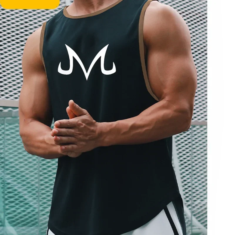 2024 Mens fitness gyms Tank top men Fitness sleeveless shirt Male mesh breathable Sports vest Undershirt Gyms Running Vest Men Don't Taxe That
