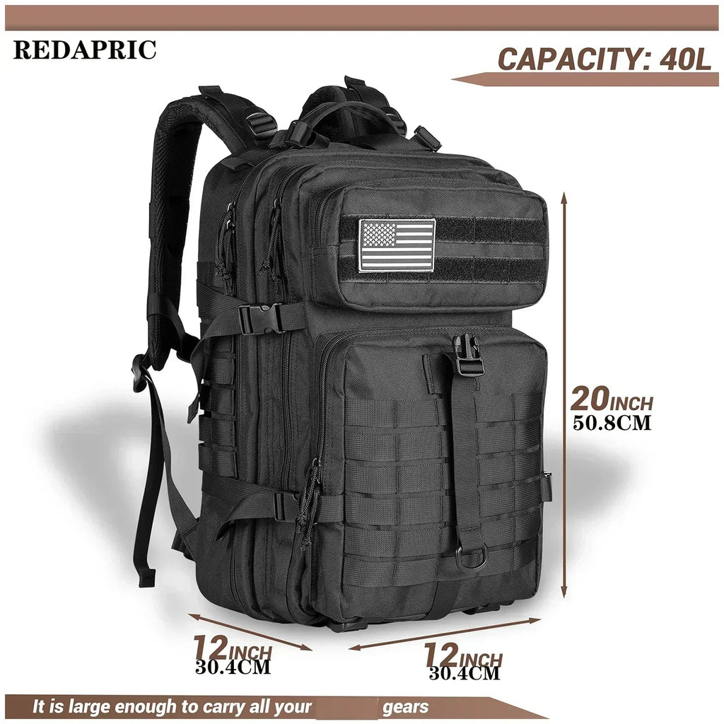 Man Tactical Backpacks HIking Traveling Bags Survival Outdoor 3P Assault Pack EDC Molle Pack For Trekking Hunting Bag Don't Taxe That