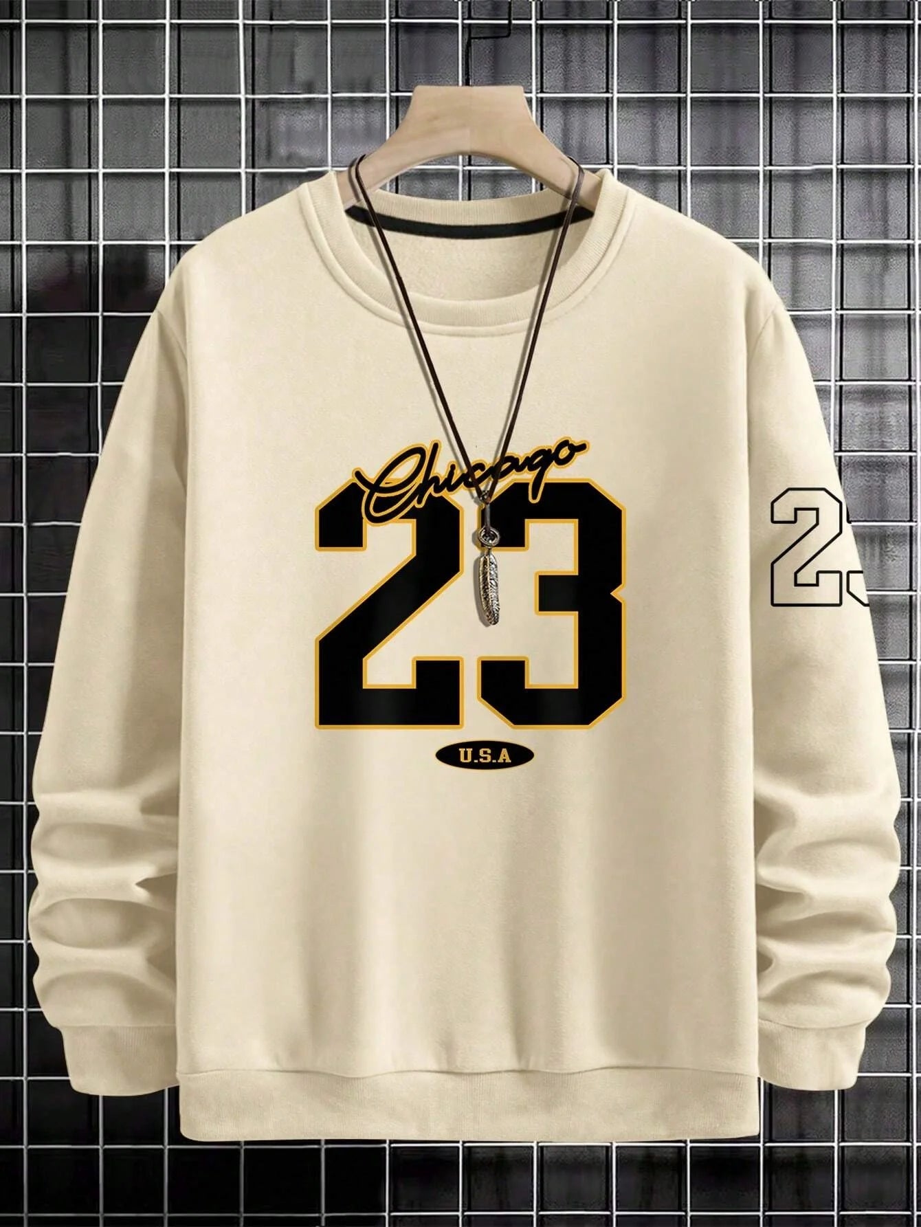 23 USA Art Letter Design Men Clothes Street Style Fleece Sweatshirts Autumn Casual Hoodies Fashionable Crewneck Pullovers Hoody Don't Taxe That
