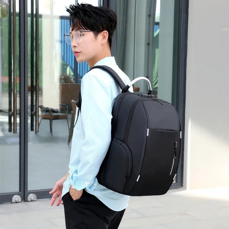 Men Backpacks Anti-Theft 22L USB Charging Travel Backpack 15.6 Inch Laptop Backpacks Male Waterproof Outdoor Sport School Bags Don't Taxe That