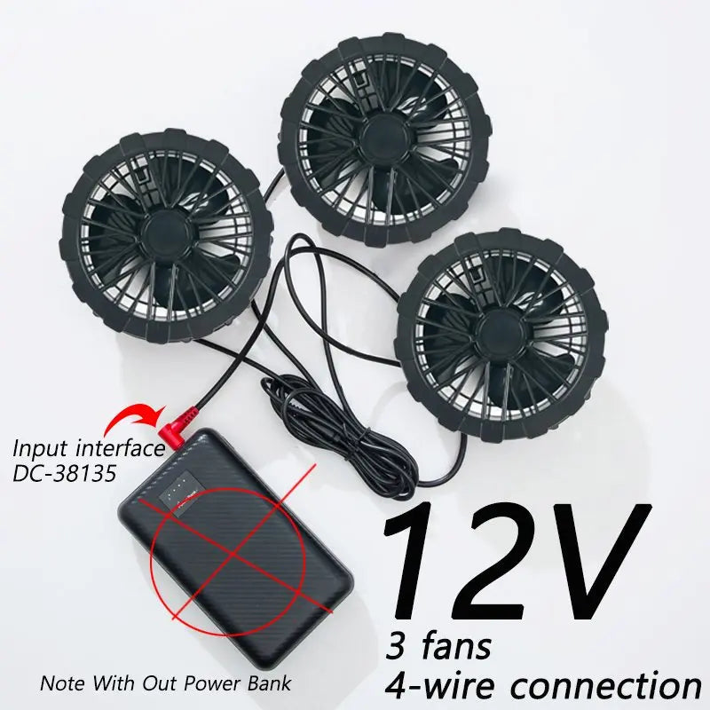 Cool Jacket Men's Hot Weather Work Fan Coat USB Refrigeration Air Conditioning Clothes Women's Body Cooling Fishing Clothes Vest Don't Taxe That