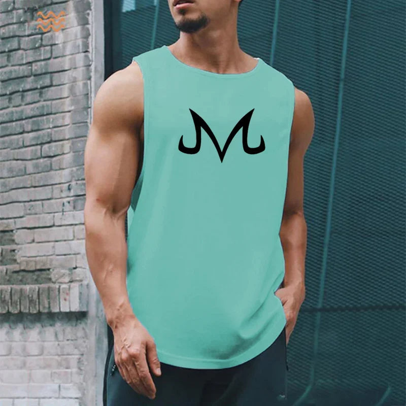 2024 Mens fitness gyms Tank top men Fitness sleeveless shirt Male mesh breathable Sports vest Undershirt Gyms Running Vest Men Don't Taxe That