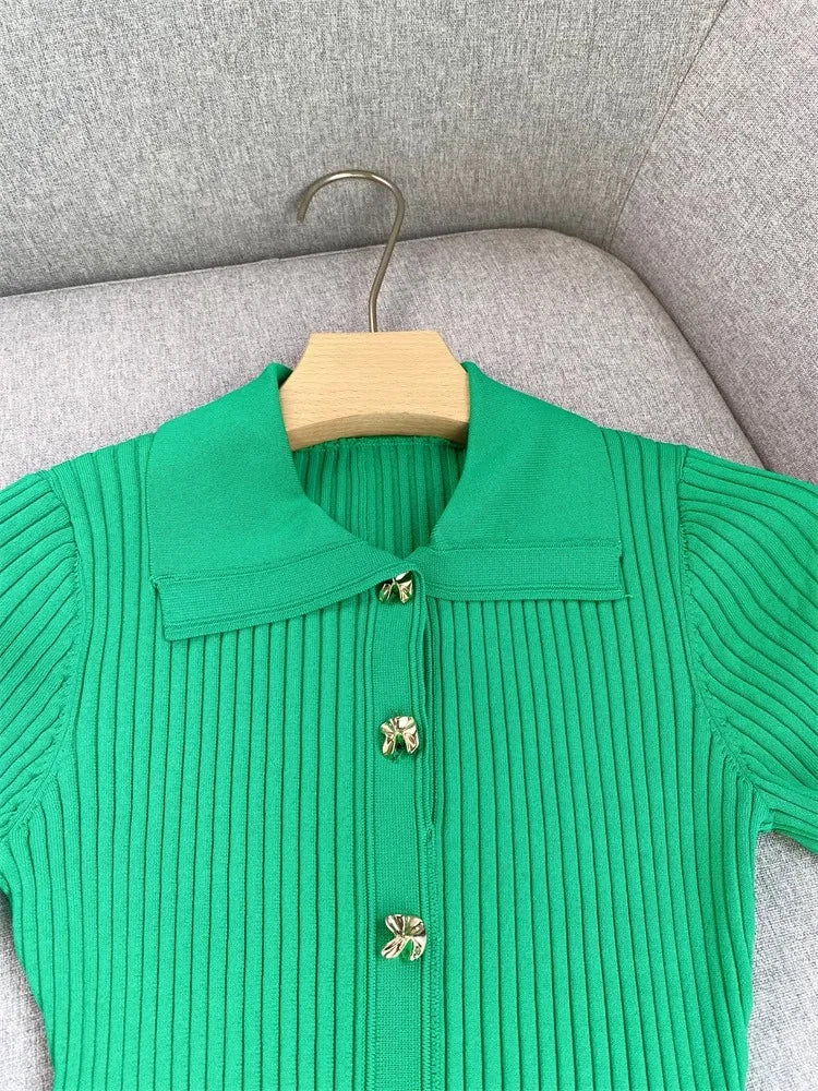 YuooMuoo Summer Maxi Dress Women Knit Black Green Long Bodycon Korean Fashion Ruffle Ladies Dresses Elegant Office Women Dress Don't Taxe That