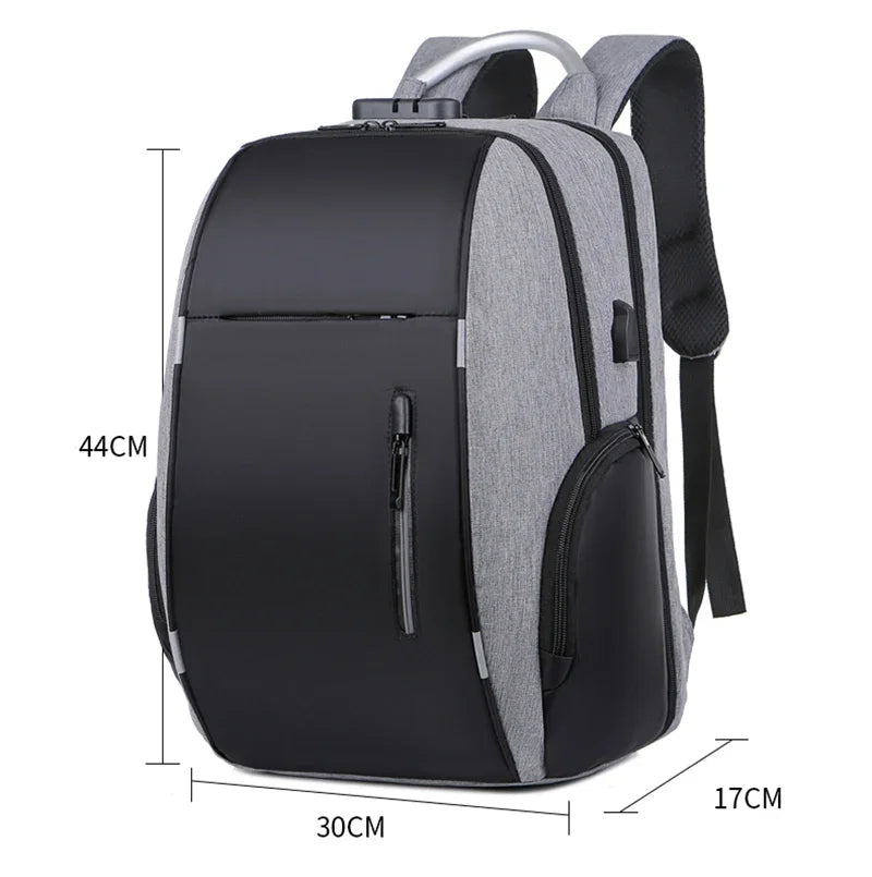 Men Backpacks Anti-Theft 22L USB Charging Travel Backpack 15.6 Inch Laptop Backpacks Male Waterproof Outdoor Sport School Bags Don't Taxe That