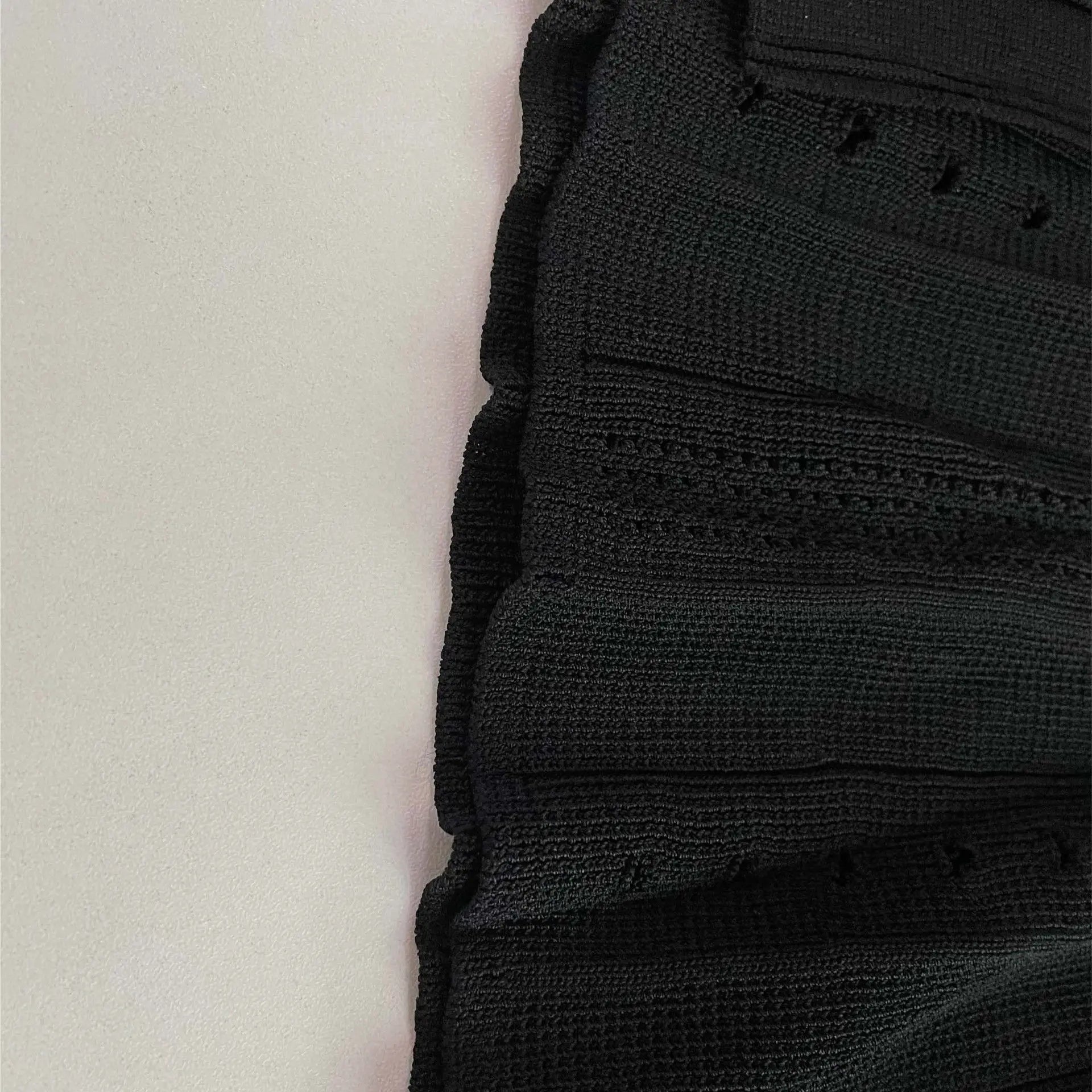 Summer Spring New French Elegant Fragrance High-end Slimming Knitted Mermaid Dress Hollow Slimming Fish Tail Knit Dress Don't Taxe That