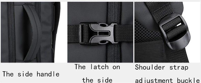 Expandable Men‘s 17 Inch Laptop Backpacks Waterproof Notebook Bag USB Schoolbag Sports Travel School Bag Pack Backpack For Male Don't Taxe That