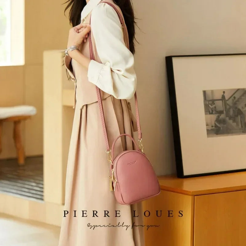 Mini High Quality Women Backpack Female Korean Version Simple Ladies Leisure Handbag Large Capacity Backpacks Female School Bag Don't Taxe That