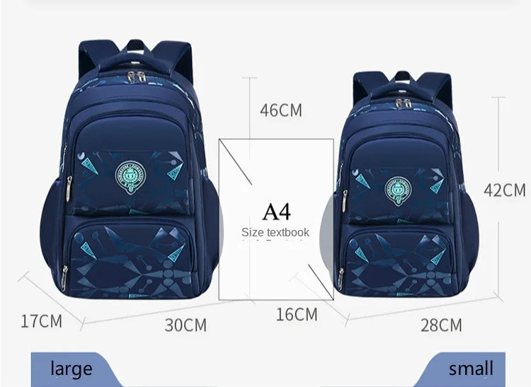 Waterproof Children School Bags for Boys Kids Backpack Primary Orthopedic School Backpacks Book Bags Schoolbag Mochila Infantil Don't Taxe That