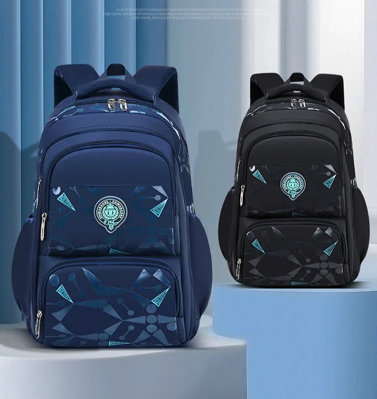 Waterproof Children School Bags for Boys Kids Backpack Primary Orthopedic School Backpacks Book Bags Schoolbag Mochila Infantil Don't Taxe That