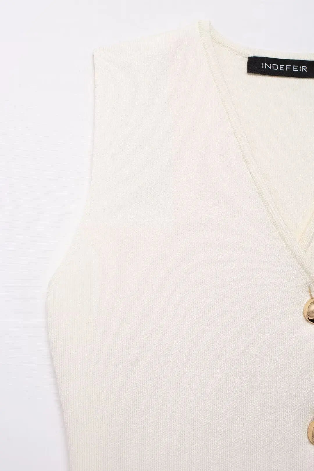 TRAFZA Women 2 Piece Set V-Neck Sleeveless Button Knitted Vest Top+Elegant Splicing High Waist Zipper Long Skirts Holiday Suits Don't Taxe That