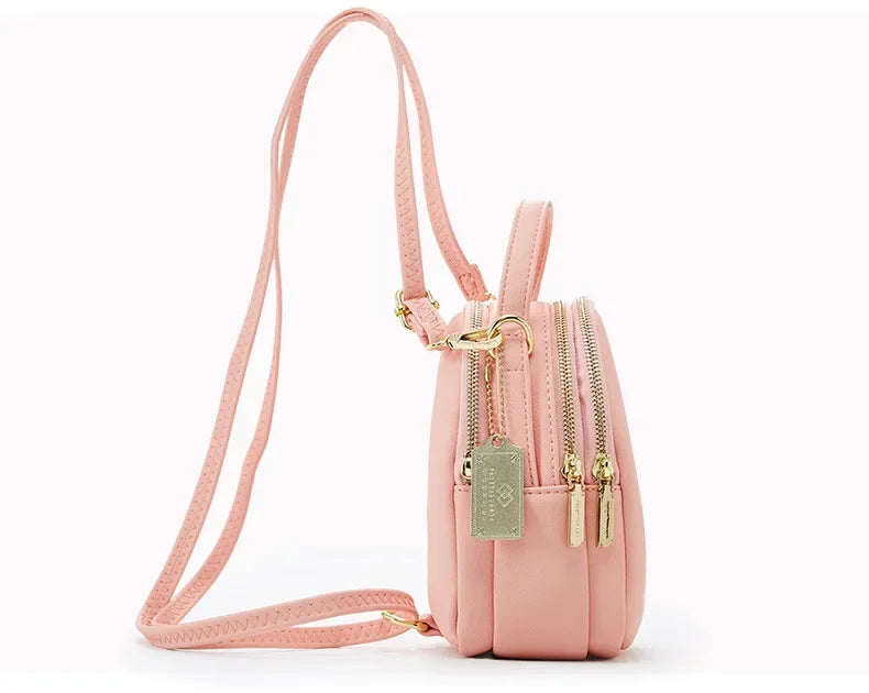 Mini High Quality Women Backpack Female Korean Version Simple Ladies Leisure Handbag Large Capacity Backpacks Female School Bag Don't Taxe That