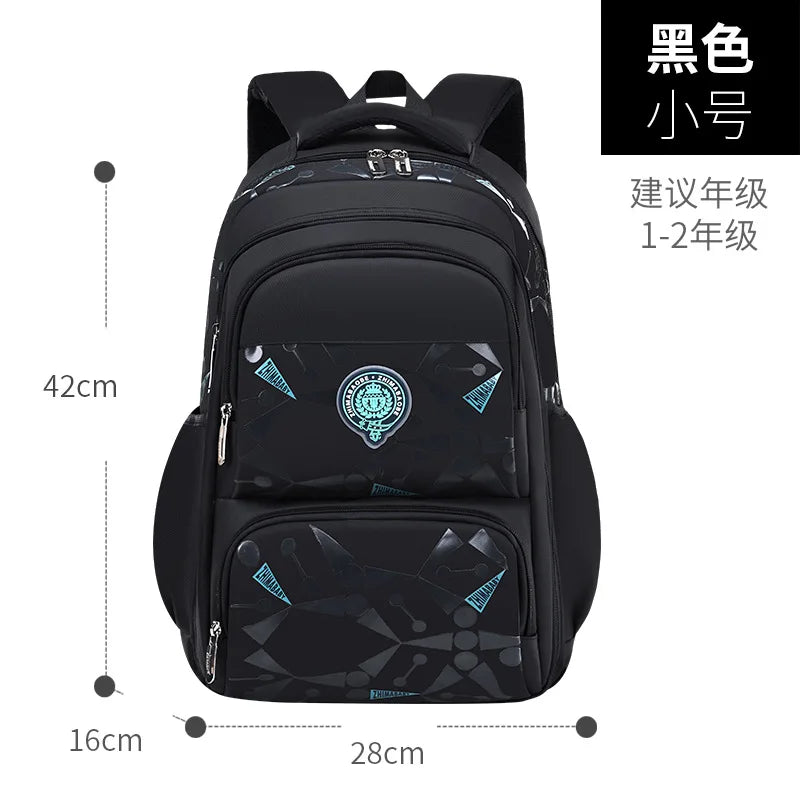 Waterproof Children School Bags for Boys Kids Backpack Primary Orthopedic School Backpacks Book Bags Schoolbag Mochila Infantil Don't Taxe That