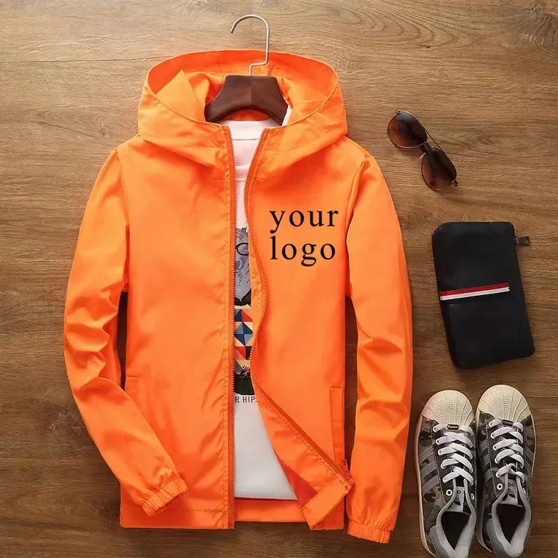 2024 New Fashion jacket Your Own Design Brand Logo/Picture Personalized Custom Anywhere Men Women DIY Thin sun protection jacket Don't Taxe That
