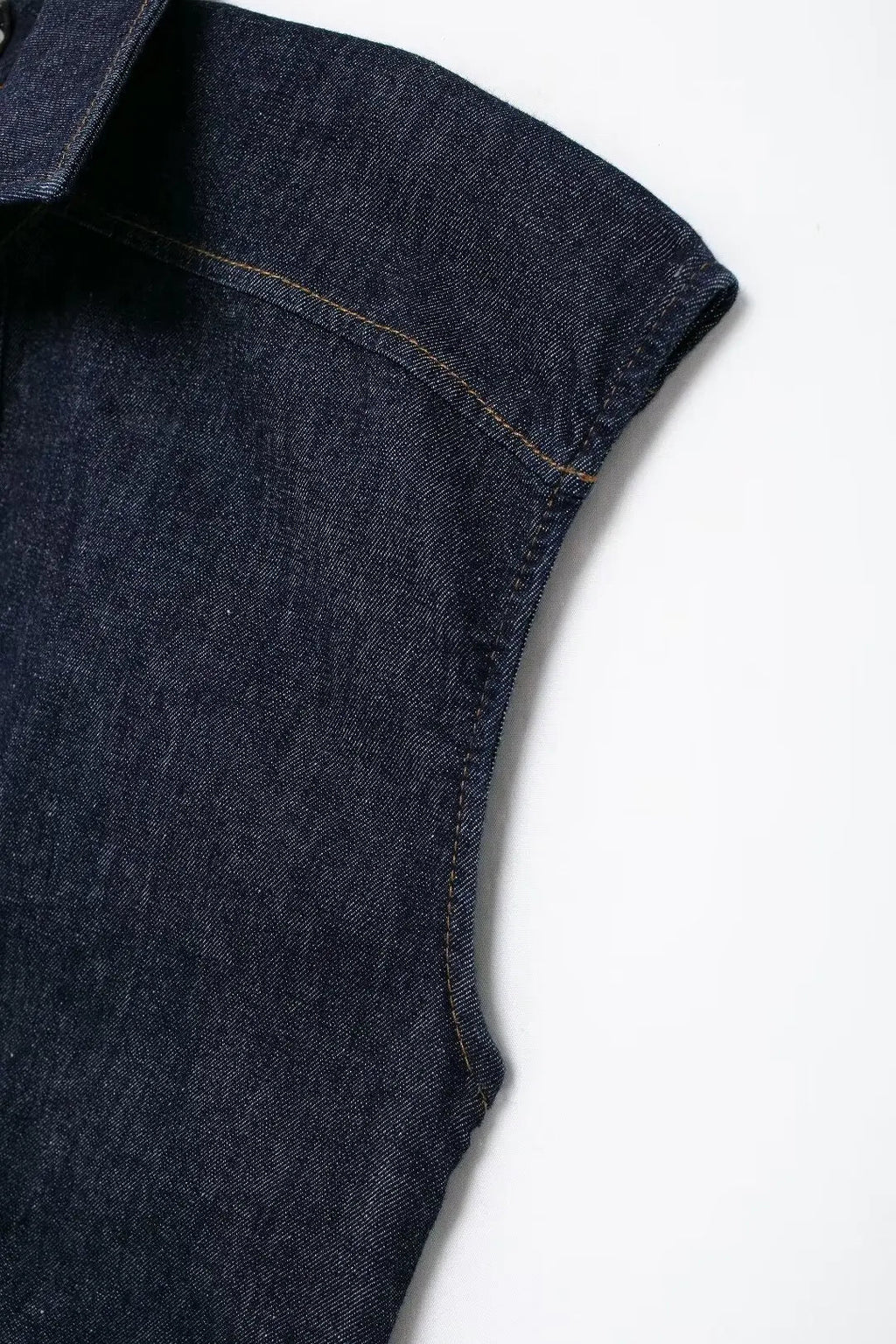 TRAFSHE Sleeveless Denim Long Dress Women Bodycon Tank Midi Dress Woman Summer Ruched Button Up Casual Dresses For Lady Don't Taxe That